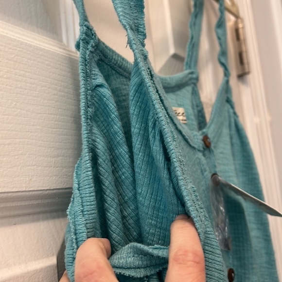 NWT FREE PEOPLE TEAL DREAM WEAVER TANK - SIZE S - Picture 8 of 12